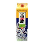 薩摩酒造 芋焼酎 さつま白波 25度 パック 1800ml