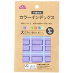 トップバリュ カラーインデックス 大（27mm×34mm）6色×9片入