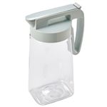 HOME COORDY パッキン一体型ワンプッシュピッチャー ペールグリーン 1.6L