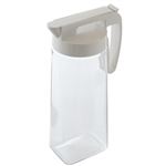 HOME COORDY パッキン一体型ワンプッシュピッチャー グレージュ 2.1L