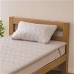 HOME COORDY 春・夏・秋まで長～く使える リバーシブル コールド まくらパッド グレージュ 45×65cm