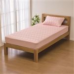 HOME COORDY 春・夏・秋まで長～く使える リバーシブル コールド パットdeシーツ ピンク シングル 100×200cm+マチ30cm