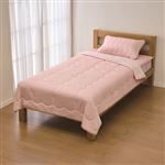 HOME COORDY 春・夏・秋まで長～く使える リバーシブル コールド 肌掛ふとん ピンク シングル 140cm×190cm