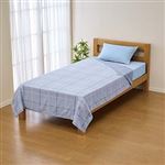 HOME COORDY 速く乾くタオルケット ブルー シングル 140cm×190cm