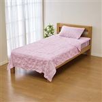 HOME COORDY くしゅくしゅガーゼケット パープル シングル