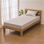 HOME COORDY コールド 敷ふとん&マットレス兼用ワンタッチシーツ グレージュ シングル 100cm×200cm+マチ30cm