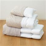 HOME COORDY 寝具6点セット シングル グレージュ