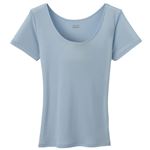 トップバリュ レディス PEACE FIT COOL 3分袖 Aウスアオ XL
