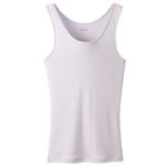 トップバリュ レディス PEACE FIT COOL コットン100% タンクトップ Aウスムラサキ S
