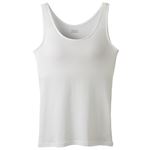 トップバリュ レディス PEACE FIT COOL コットン100% カップ付タンクトップ オフ M