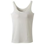 トップバリュ レディス SilkyFACT モールドカップ付タンクトップ オフ 2XL