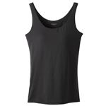 トップバリュ レディス SilkyFACT モールドカップ付タンクトップ クロ XL