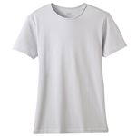 トップバリュ メンズ PEACE FIT COOL コットン 半袖クルーネックシャツ グレー L