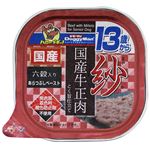 ドギーマンハヤシ 紗 国産牛正肉 13歳から用 六穀入り 100g【犬用】