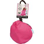 ドギーマンハヤシ Chiccha！パパッと着られる ポケット寒さ風よけ雨コート M ピンク【犬用】