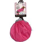 ドギーマンハヤシ Chiccha！パパッと着られる ポケット寒さ風よけ雨コート MD ピンク【犬用】