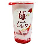 北海道乳業 イチゴが入ったミルク 180g