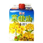平田産業 純正菜種油一番搾り 紙パック 600g