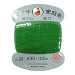 ダルマ ダルマ 家庭糸 細口 緑 100m