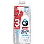 （ドデカ祭り） P&G ジョイ W除菌 ミラクル泡スプレー 微香 つめかえ用 3回分 630ml