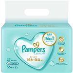 （まとめ買い） P&G パンパース 肌へのいちばん おしりふき 56枚×2個パック