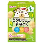 【1歳頃～】和光堂 1歳からのおやつ+DHA とうもろこしすなっく 4g×3袋