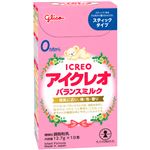 【0ヶ月～】グリコ アイクレオ バランスミルク スティックタイプ 127g（12.7g×10本）