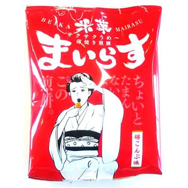おうちでイオン イオンネットスーパー 酒田米菓 米菓まいらす 梅こんぶ味 30g おうちでイオン イオンネットスーパー 酒田米菓 米菓まいらす 梅こんぶ味 30g
