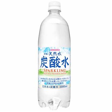 おうちでイオン イオンネットスーパー サンガリア 天然水炭酸水 1000ml