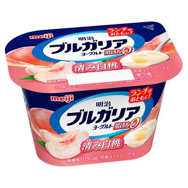 おうちでイオン イオンネットスーパー 明治 ブルガリアヨーグルト脂肪0 清み白桃 180g おうちでイオン イオンネットスーパー 明治 ブルガリアヨーグルト脂肪0 清み白桃 180g