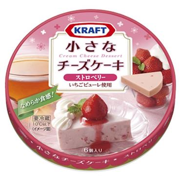 おうちでイオン イオンネットスーパー 森永乳業 クラフト 小さなチーズケーキストロベリー 102g おうちでイオン イオンネットスーパー 森永乳業 クラフト 小さなチーズケーキストロベリー 102g