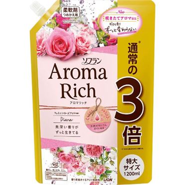 おうちでイオン イオンネットスーパー ライオン ソフラン アロマリッチ ダイアナ つめかえ用 特大サイズ 10ml おうちでイオン イオンネットスーパー ライオン ソフラン アロマリッチ ダイアナ つめかえ用 特大サイズ 10ml
